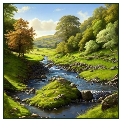 Nature’s Melody: The Brook’s Journey