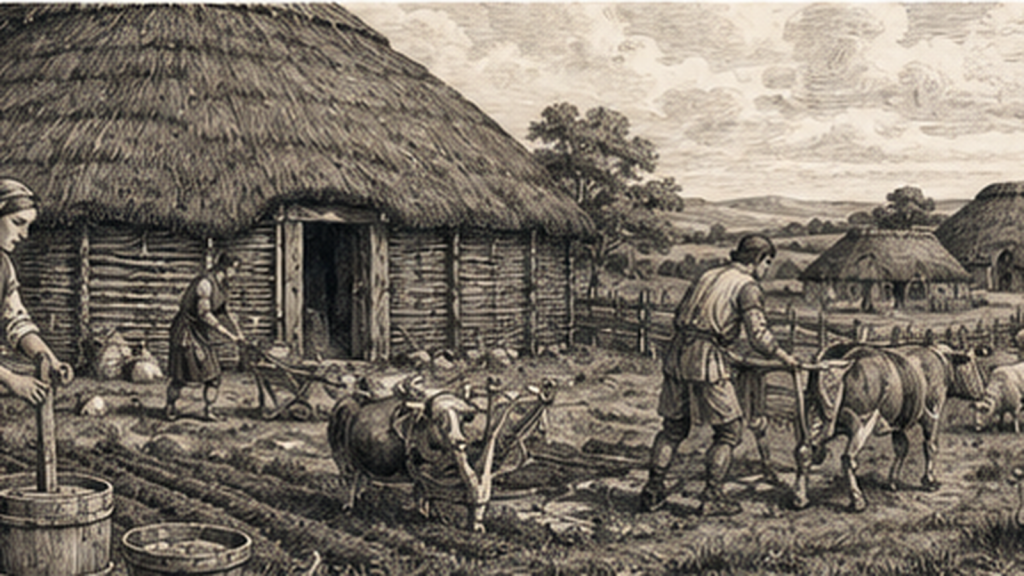 Rural Society — Ireland Day by Day historical illustration