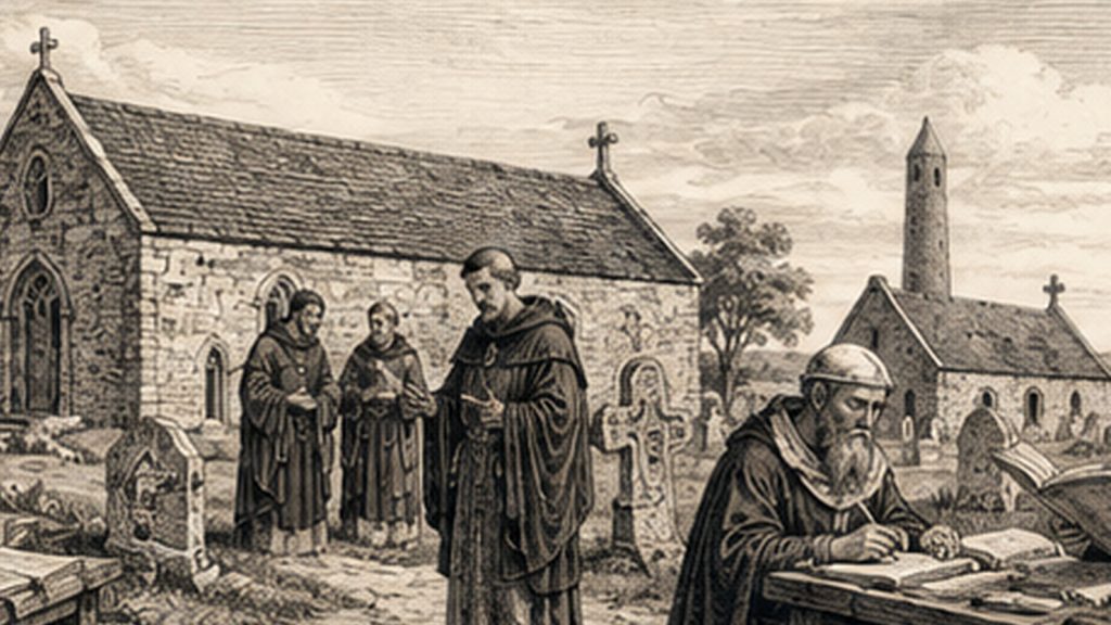 Religion — Ireland Day by Day historical illustration