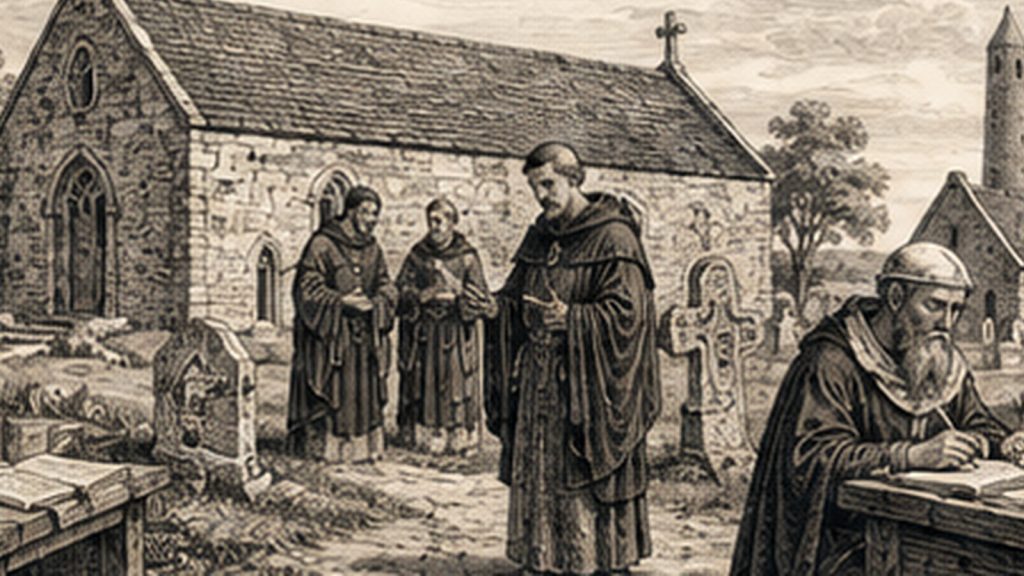 Religion — Ireland Day by Day historical illustration