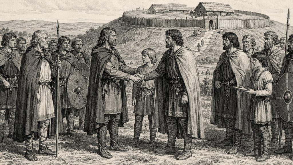 Warfare — Ireland Day by Day historical illustration