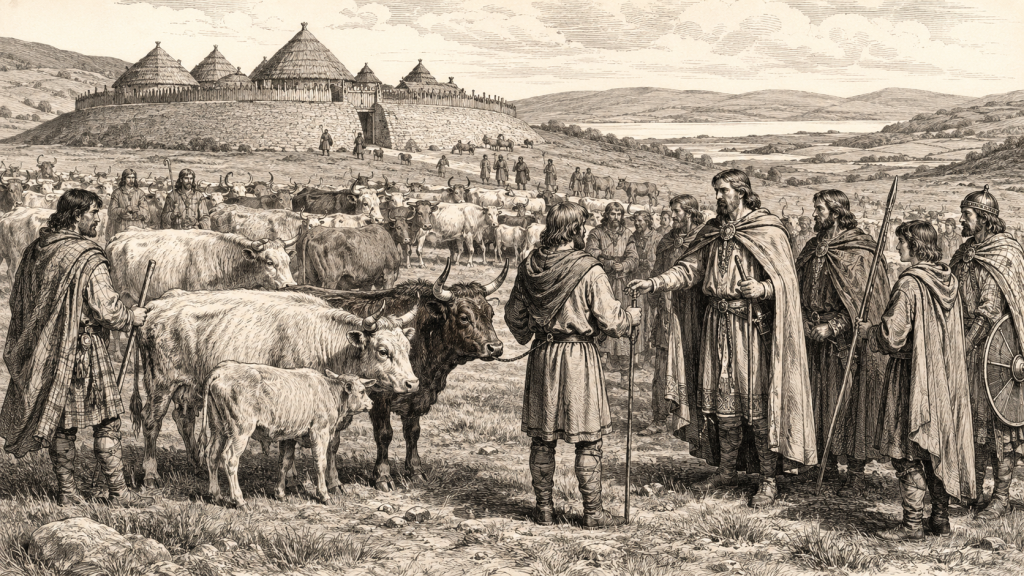 Livestock — Ireland Day by Day historical illustration