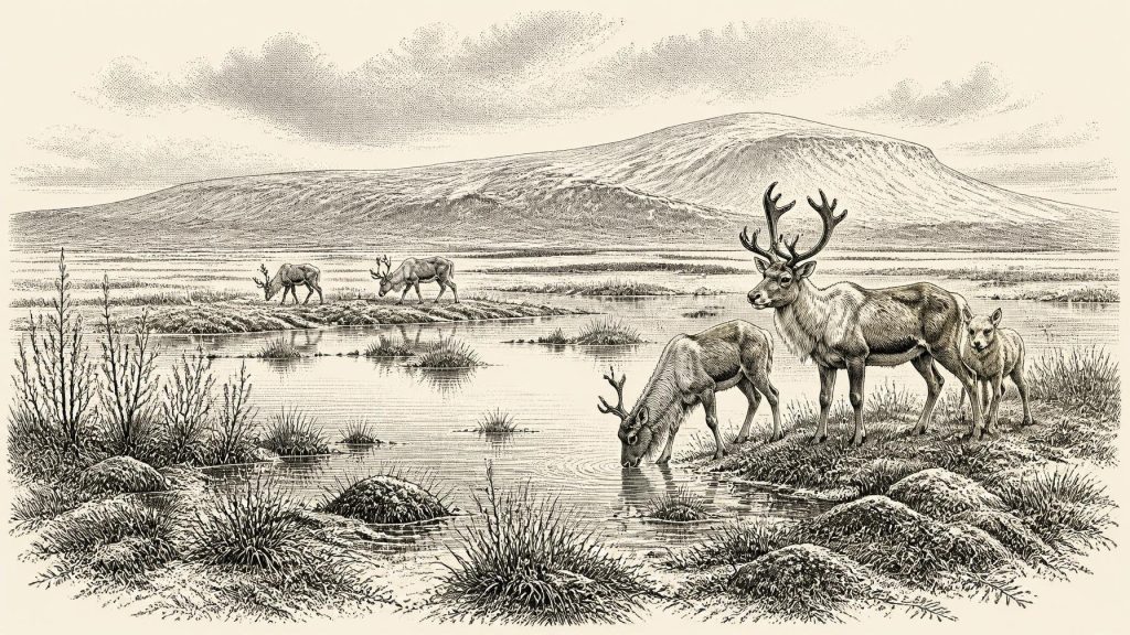Sedges Under Fermanagh Ice