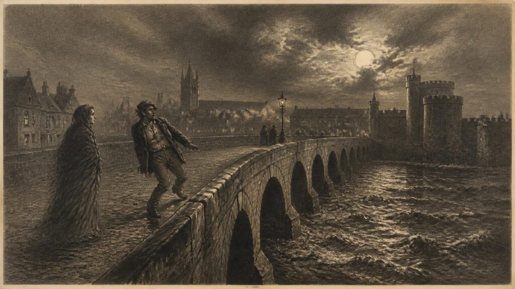 Historical illustration: Bridge Ballad