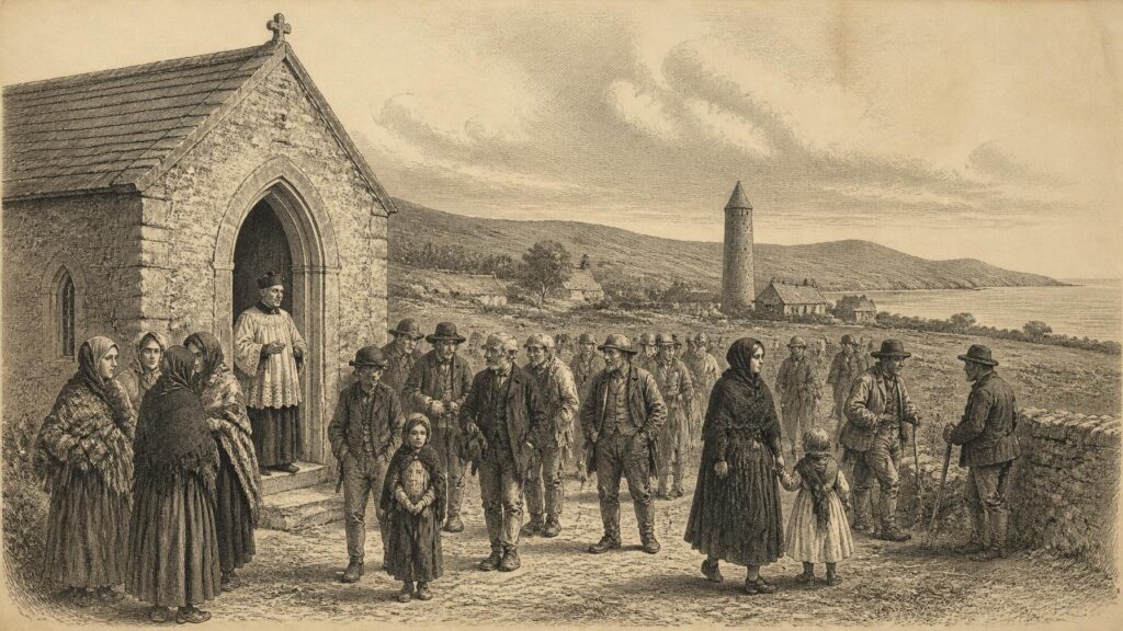 Historical illustration: Catholic Ireland