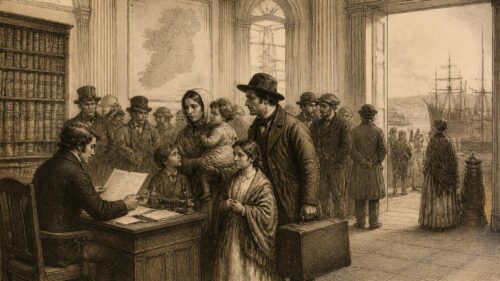 Historical illustration: Citizenship Crossroads