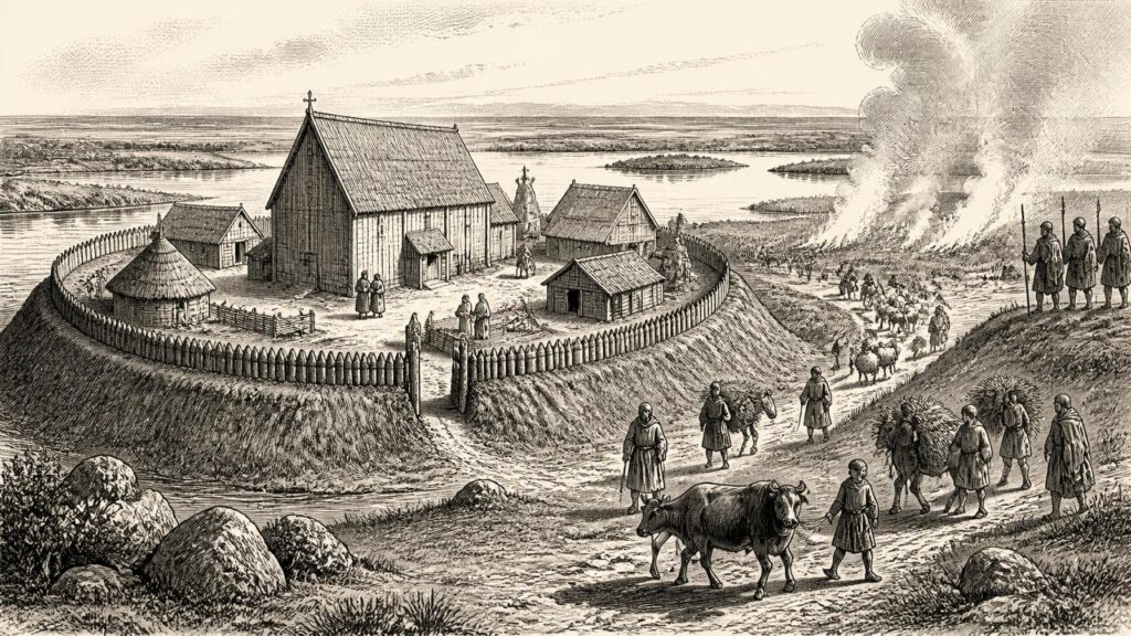 Clonmacnoise’s Burned Termon