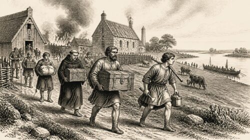 Clonmacnoise’s July Burning