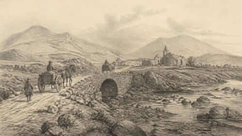 Historical illustration: Crossing Ireland
