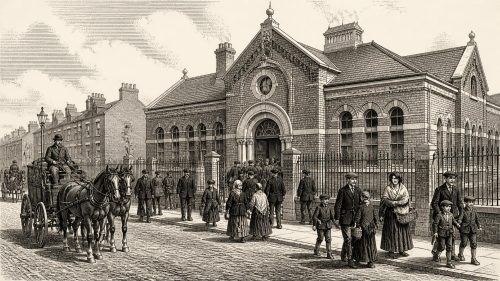 Davitt, Cottages and Iveagh Baths