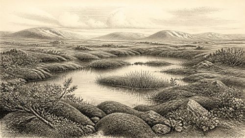 Dwarf Willow Under Advancing Ice