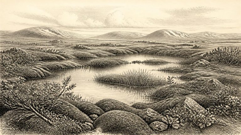 Dwarf Willow Under Advancing Ice