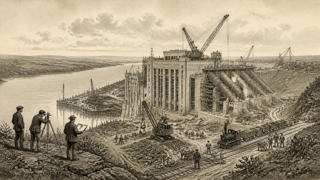 Historical illustration: Electric Nation