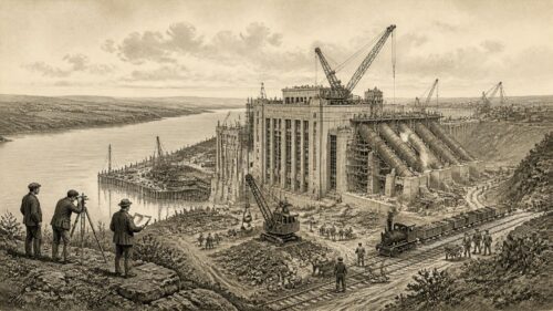 Historical illustration: Electric Nation