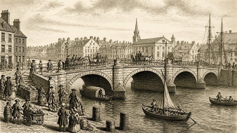 Essex Bridge and Atlantic Waves