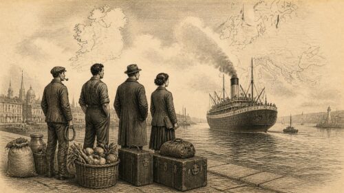 Historical illustration: European Passage