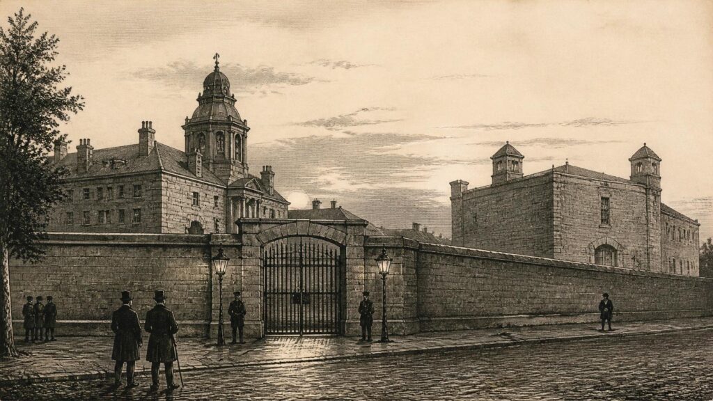 Historical illustration: Final Gallows