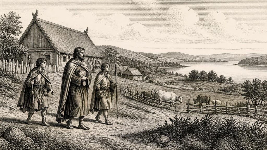 Flann at Loch Dá Chaoch