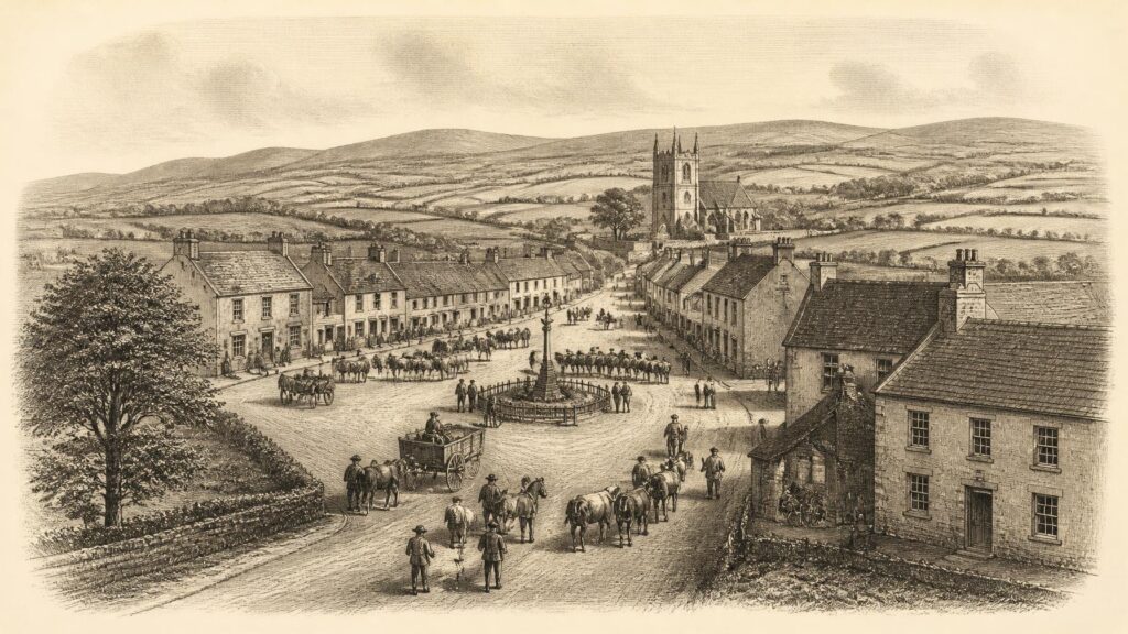 Historical illustration: Hazel Ridge