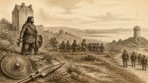 Historical illustration: Irish Arms