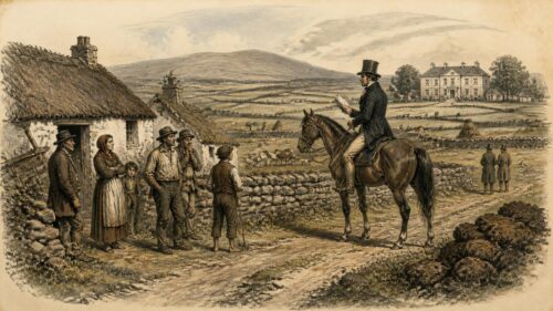 Historical illustration: Irish Ground