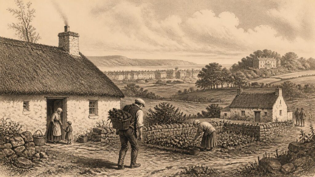 Historical illustration: Irish Houses