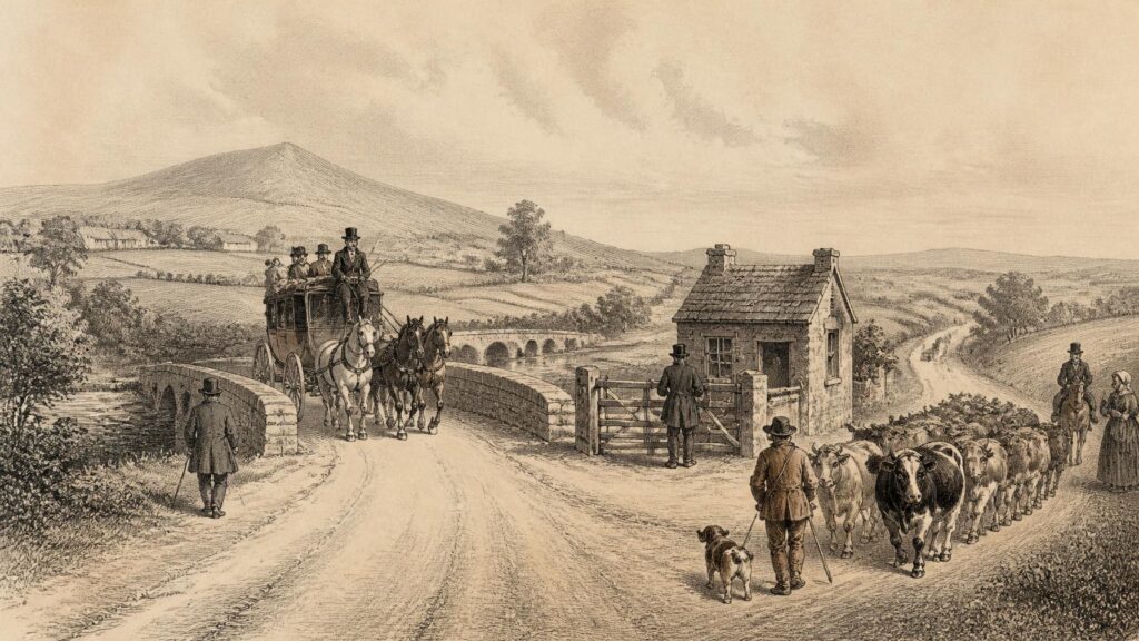 Historical illustration: Irish Roads