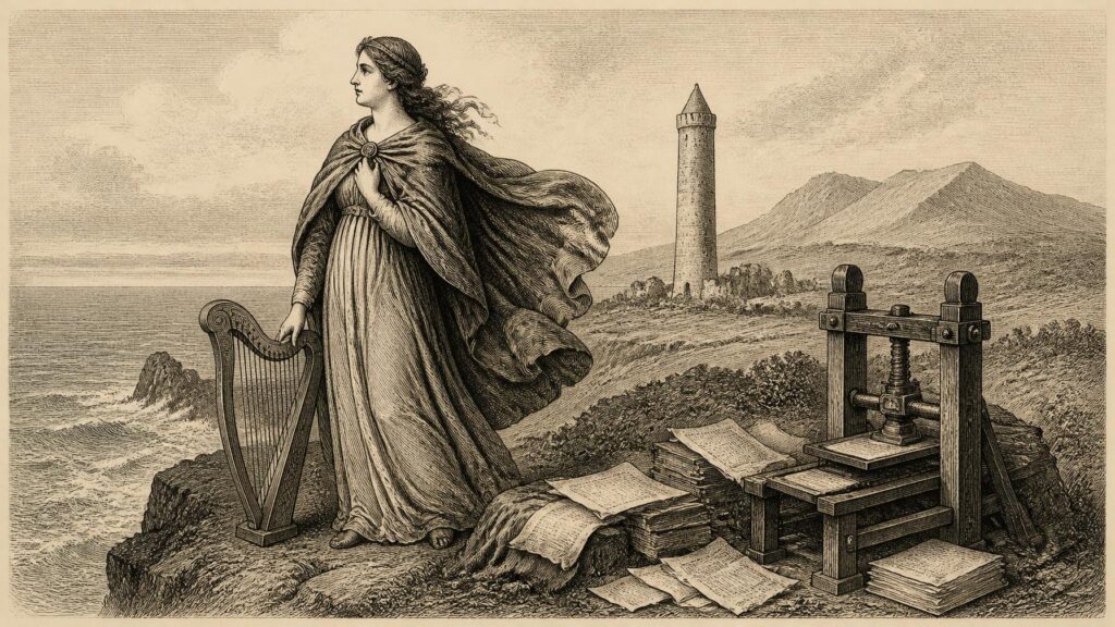 Historical illustration: Island Woman
