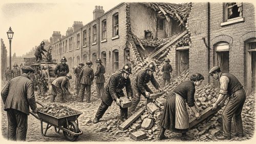 North Strand Under Bombs