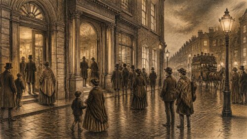 Historical illustration: Open Doors