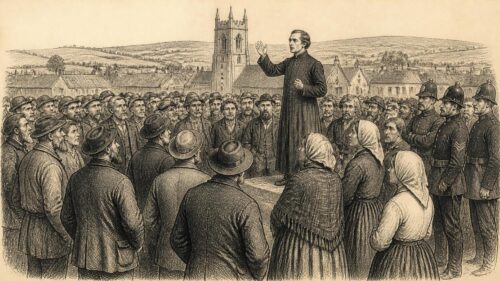 Historical illustration: Radical Curate
