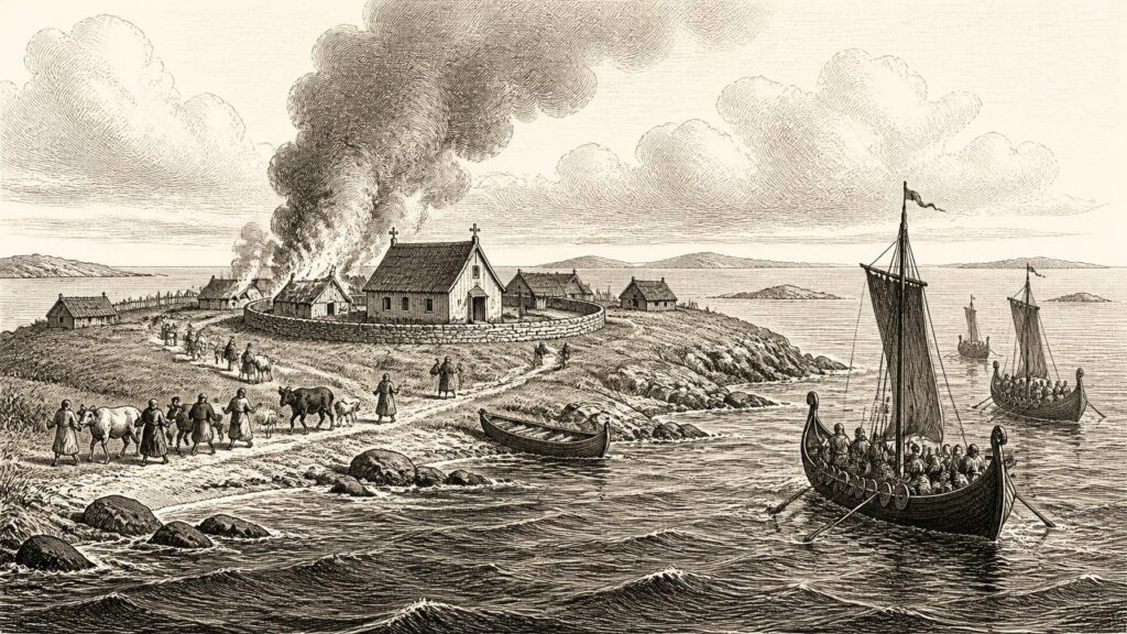 The Burning of Inis Pátraic