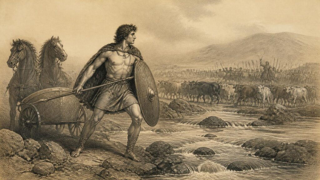 Historical illustration: Ulster Hound