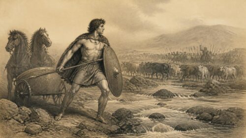 Historical illustration: Ulster Hound