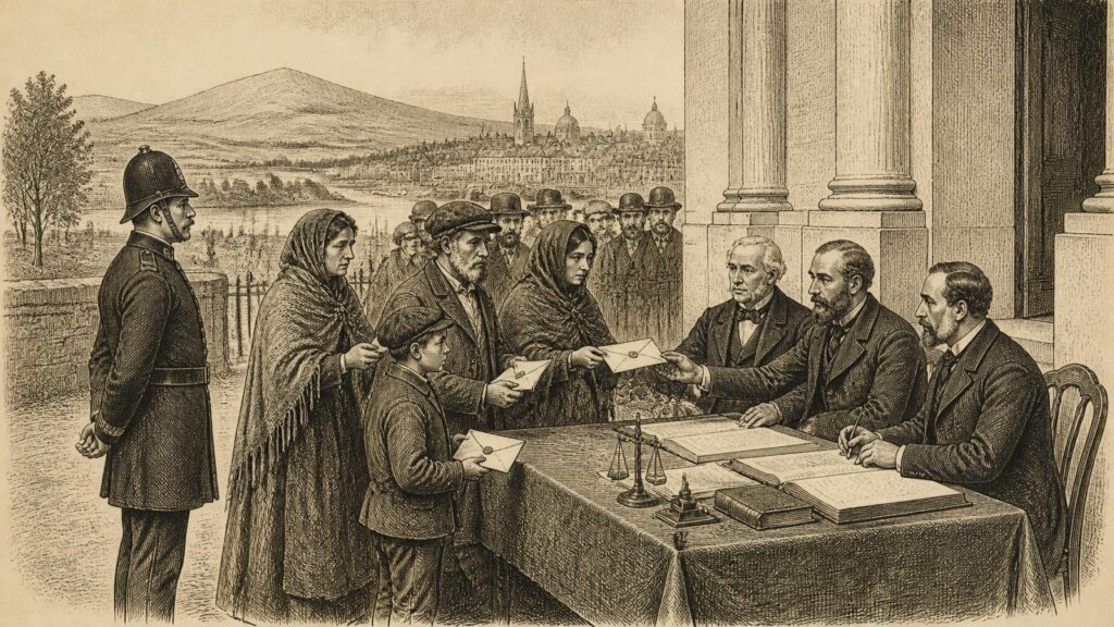Historical illustration: Watching Guardians