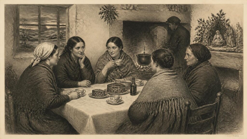 Historical illustration: Women’s Christmas