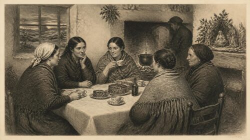 Historical illustration: Women’s Christmas