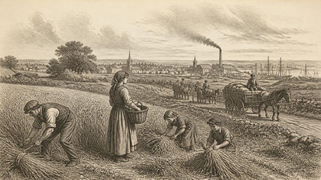 Historical illustration: Working Ireland