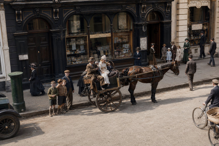 Jaunting Car On O’Connell Street