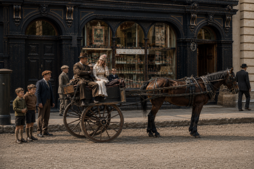 Jaunting Car On O’Connell Street