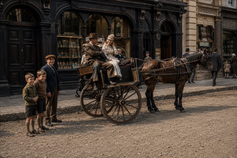 Jaunting Car On O’Connell Street