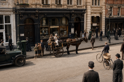 Jaunting Car On O’Connell Street